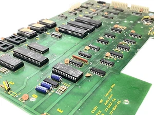 Vintage Arcade Spiel Leiterplatte 1983 Exidy Audio/Farbkarte FEHLERHAFTE Teile Reparatur - Bild 1 von 12