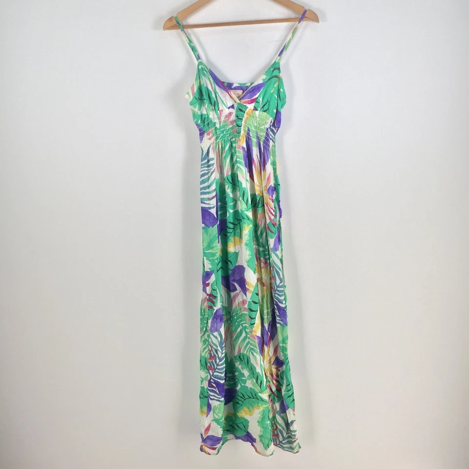 Love ady womens dress size S maxi multicolour goemetric sleeveless stretch064200 - Imagem 1 de 4