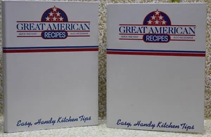 De colección. Tarjetas extraíbles Great American Recipes años 80 2 carpetas de anillas 126 tarjetas en total - Imagen 1 de 4