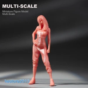 1/64 Sexy Girl Lady Scene Props Miniatures Figures Fit 1/32 1/64 Car Model Toy - Picture 1 of 4