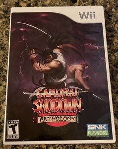 Samurai Shodown Anthology (Nintendo Wii, 2009) with Case and Manual - Tested