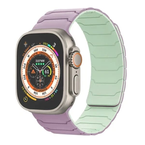 Magnetic Sport Band for Apple Watch Ultra 3 11 10 9 8 7 6 5 SE 38-49mm Silicone - Picture 1 of 31