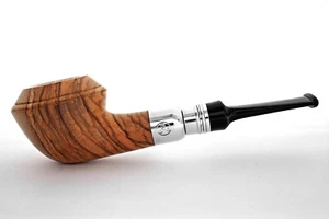 RATTRAYS Pipe Sanctuary 161 / Olive Wood Smooth / 150 Mm / 40 Mm / 20 Mm / 9 Mm - Picture 1 of 5
