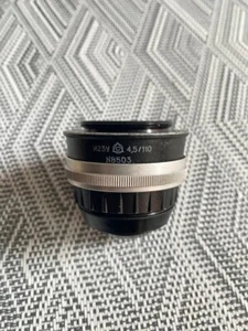 Vintage lens Industar F=100.6 mm F/4.5 23U-1 1959 USSR # 1407 - Picture 1 of 9