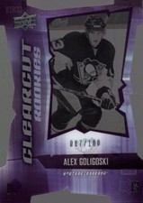 2008-09 Upper Deck Clear Cut Rookies #CCR28 Alex Goligoski /100 - NM-MT