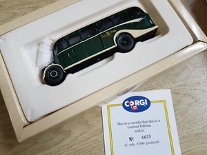 CORGI COMMERCIAL 97106 BEDFORD OB COACH FRED BIBBY 1:50 Limited Edition - Picture 1 of 3
