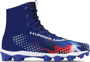 UNDER ARMOUR UA Highlight 2 RM Jr. USA Football Cleats Youth Size 3 or 6 NEW $60 - Picture 1 of 5