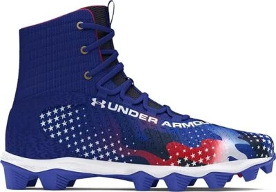 UNDER ARMOUR UA Highlight 2 RM Jr. USA Football Cleats Youth Size 3 or 6 NEW $60 - Image 1 of 4