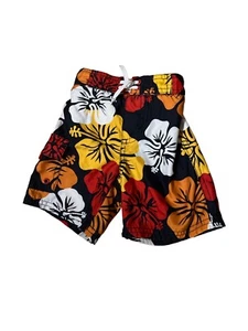 Gymboree Boys Bathing Suit Shorts Baby 12-18m Hawaiian Floral - Picture 1 of 4