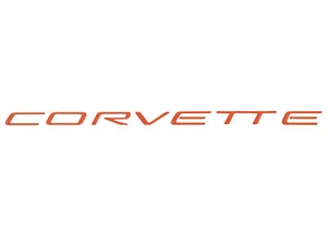 Corvette 1997-2004 letras traseras rojas - Imagen 1 de 2