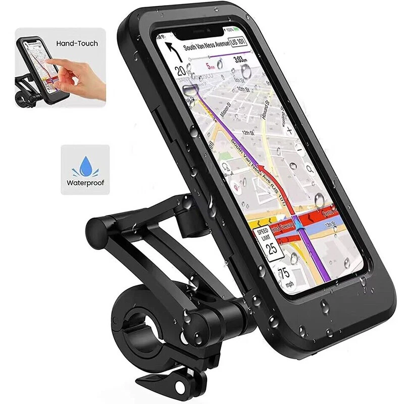 Jhua Fahrrad-Handyhalterung Mit Kühler – 360° Drehbar | Für Fahrrad, Motorrad, E-Bike, Universell
