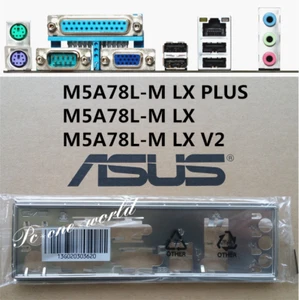 Placa posterior de escudo de E/S para placa base ASUS M5A78L-M LX PLUS y M5A78L-M LX V2 IO - Imagen 1 de 4