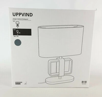 Ikea UPPVIND настольная лампа никелированный белый 19» новый - Изображение 1 из 2