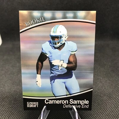 2021 Sage Premier Draft Cameron Sample #83 Tulane Green Wave Defensive End - Image 1 of 2