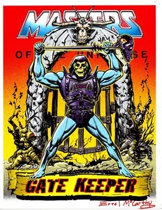 MASTERS OF THE UNIVERSE "Skeletor - Gate Keeper" SIGNED Print Errol McCarthy - Picture 1 of 1