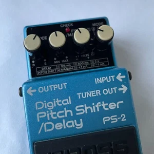 Boss PS-2 Digital Pitch Shifter Delay Guitar Effect Pedal Tested From japan - Picture 1 of 9