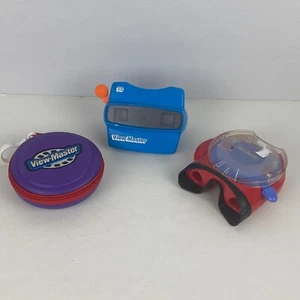 View Masters & Zip Around Case With 3 Dora Slides Inside Pretend Play Lot - Picture 1 of 6