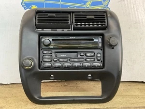 1995-2003 FORD EXPLORER RANGER MOUNTAINEER AM/FM CD /CASSETTE BLACK TRIM BEZEL - Picture 1 of 24
