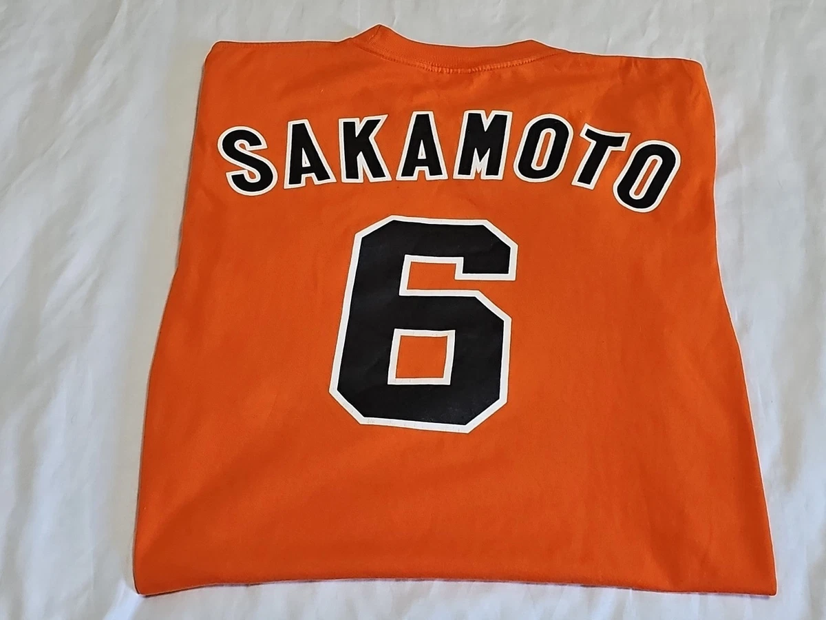HAYATO SAKAMOTO #6 Yomiuri Tokyo Giants Official Jersey/TShirt SZ