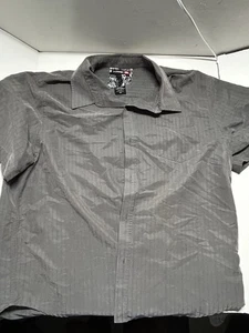 Tony Hawk Black Shortsleeve Buttondown Shirt Men’s 2XL Excellent Condition - Picture 1 of 8