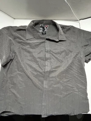 Camisa Tony Hawk Negra Manga Corta Buttondown Hombre’s 2XL Excelente Estado Foto 1 de 4