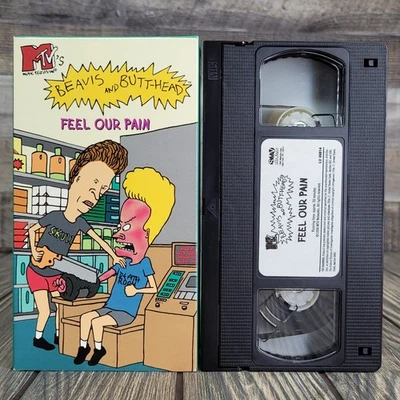 Beavis and Butt-Head: Feel Our Pain (VHS, 1996, 8 Episodes) EUC Tested MTV - Image 1 of 4