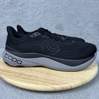 Мужские дорожные кроссовки Topo Athletic Aura размер 12 черные угольно-коричневые 5 мм - Изображение 1 из 4
