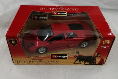 BURAGO 3316 LAMBORGHINI MURCIELAGO 1 18 SCALE DIECAST - Image 1 of 4