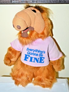 VINTAGE PLUSH STUFFED 12" ALF DOLL & 1988 ALIEN PROD. ALF 12" HAND PUPPET - Picture 1 of 10