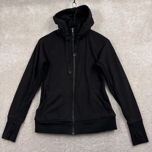 Athleta Windbreaker Hoodie Damen Größe Small durchgehender Reißverschluss Langarm Daumenlöcher - Bild 1 von 11