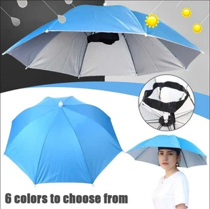 Sombrilla Sombreros Exterior Lluvia Plegable Pesca Camping Prendas para la cabeza Gorra Caliente T O3H1 - Imagen 1 de 18