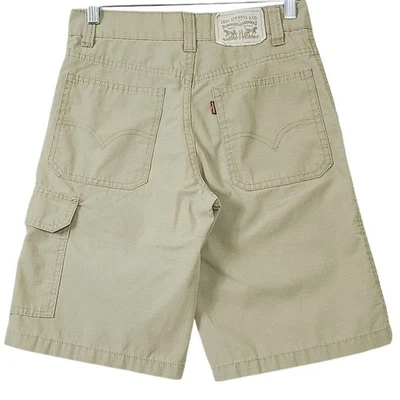 Levi's Khaki Cargo Pocket Shorts, Size 12 REGULAR - Image 1 of 4