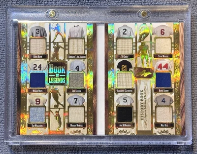 2025 Leaf History Book of Legends 1/1 Game-Used Ruth Mays Williams Mantle Cobb + - Image 1 of 4