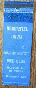 MADE IN THE WEST: WEE CLUB (SAN FRANCISCO, CALIFORNIA) (ADA & JIM HONEYCOTT) F15 - Bild 1 von 1