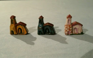 VTG set of 3 Miniature Mesoamerican cottage pottery collection - Picture 1 of 4