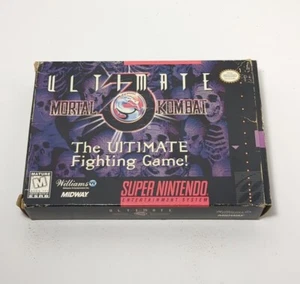 Ultimate Mortal Kombat 3 (Super Nintendo, 1994) No Manual - Picture 1 of 8