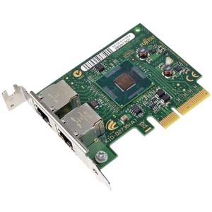 LOW PROFILE Fujitsu D2735 Dual-Port Gigabit-LAN PCIe x4 Fujitsu P/N: D2735-A12 - Bild 1 von 1