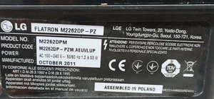 eax62845801(5) de un LG Flatron m2262dp-pz - Imagen 1 de 4