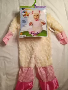 Rubies Noah’s Ark- LAMB-Soft Animal Costume/Halloween 2PC Infant SZ: 6-12 M-NEW - Picture 1 of 5