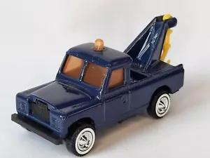 GUISVAL blue Land Rover tow truck 1/64 Made in Spain vintage car coche voiture - Imagen 1 de 9