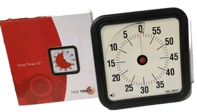 Time Timer 60 Minute Visual Timer 12" Plastic ADHD Focus Exec Function Open Box - Image 1 of 2