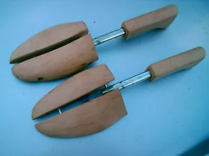 ROCHESTER SHOE TREES SHOE KEEPERS 12" SOLID LIGHT WOOD MARKED NETTLETON - Picture 1 of 4