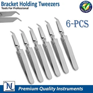 X6 Bracket Removing Placing Holding Tweezers Orthodontic Medical Instruments - Picture 1 of 2