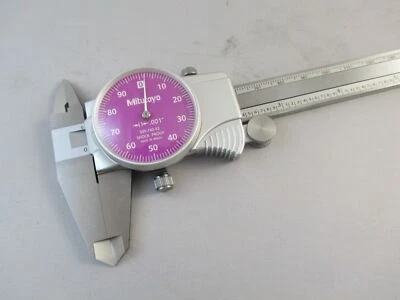 NEW Mitutoyo Various Color 0-6" Dial Caliper, SPECIFY COLOR WHEN BUYING! - Image 1 of 4