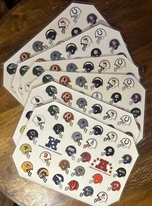 VTG 1992 NFL Redskins National & American Football Conference Placemat Table (6) - Picture 1 of 7