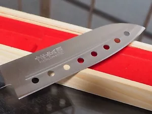 Cuchillo de cocina multiusos con costillas / Sin usar y fácil de usar / Con estuche - Imagen 1 de 23