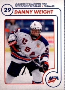 Danny Weight 2018/19 USA NTDP Team Issued 1st Ever Card - Picture 1 of 2