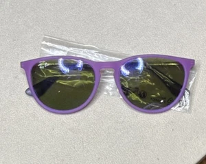 Authentic Ray-Ban JR KIDS 9060S 7008/4V Purple Round Sunglasses Purple Mirrored - Picture 1 of 4