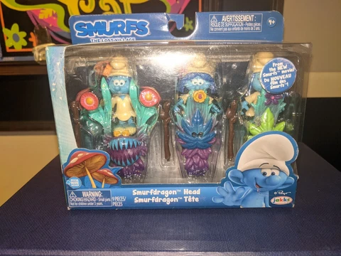 Smurfs The Lost Village Smurf Dragon Head Figure Theme Pack Cover