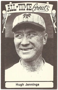 1973-80 TCMA All-Time Greats Postcard - Hugh Jennings New York Giants - Picture 1 of 2